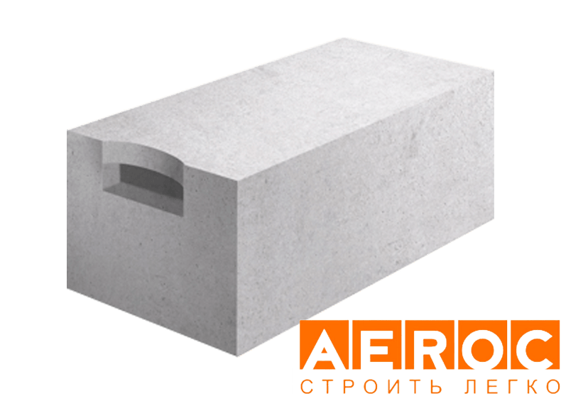 Газобетон Aeroc D600 400х250х625 мм